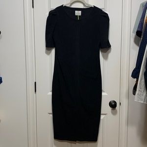 Dudley Stephens - Duncan Dress - fleece in black size L